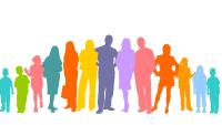 graphic image of people
